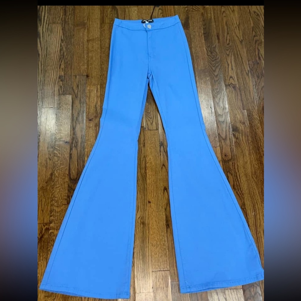 Baby Blue Flared Women's pants🦋